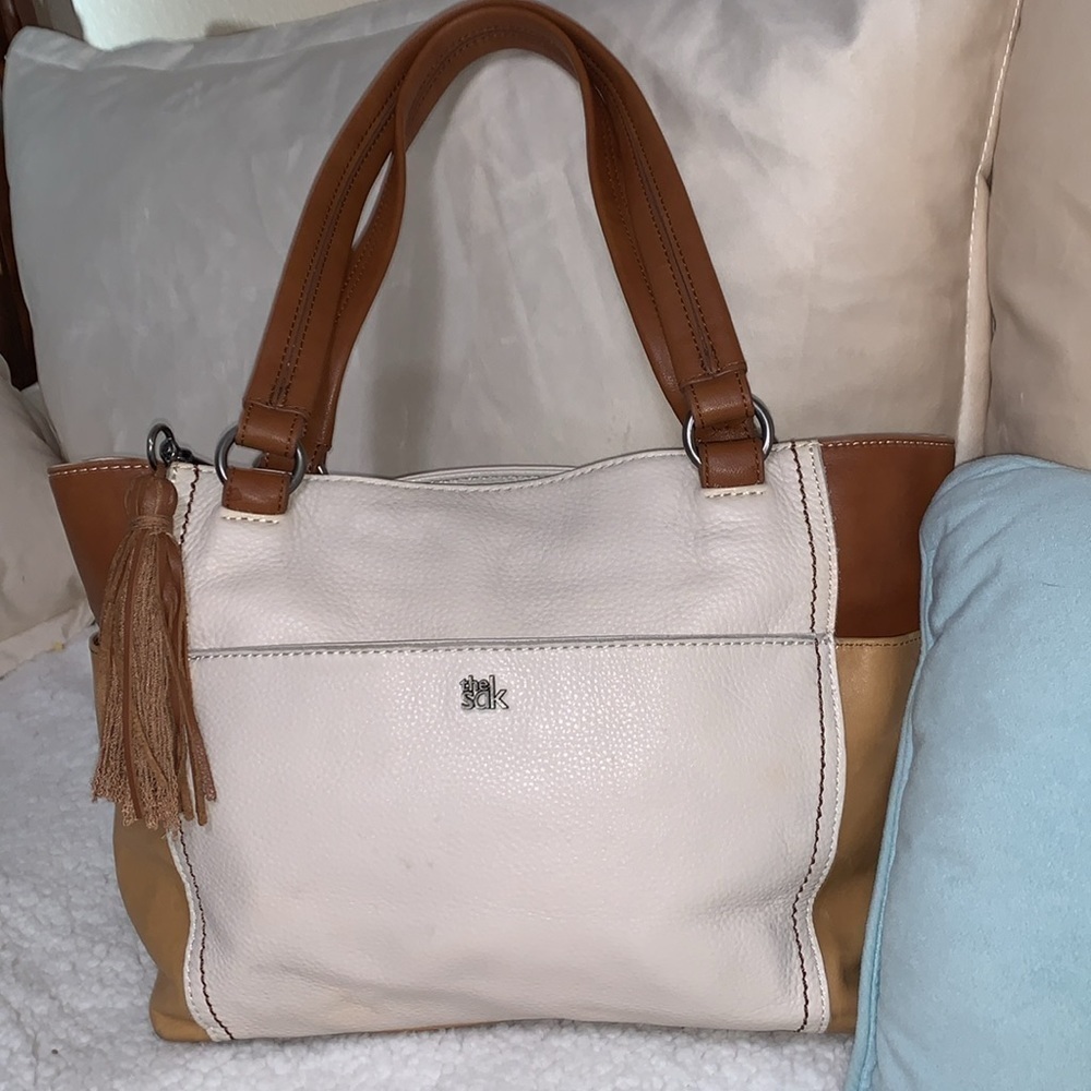 The SAK leather satchel